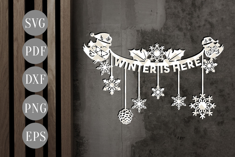 winter-is-here-svg-papercut-template-snowflake-cutting-file-dxf-pdf