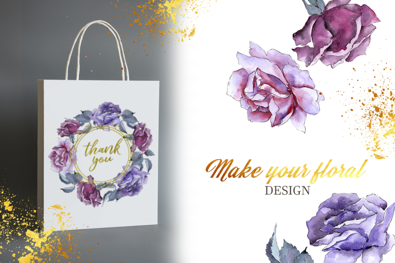 set-of-watercolor-roses-png