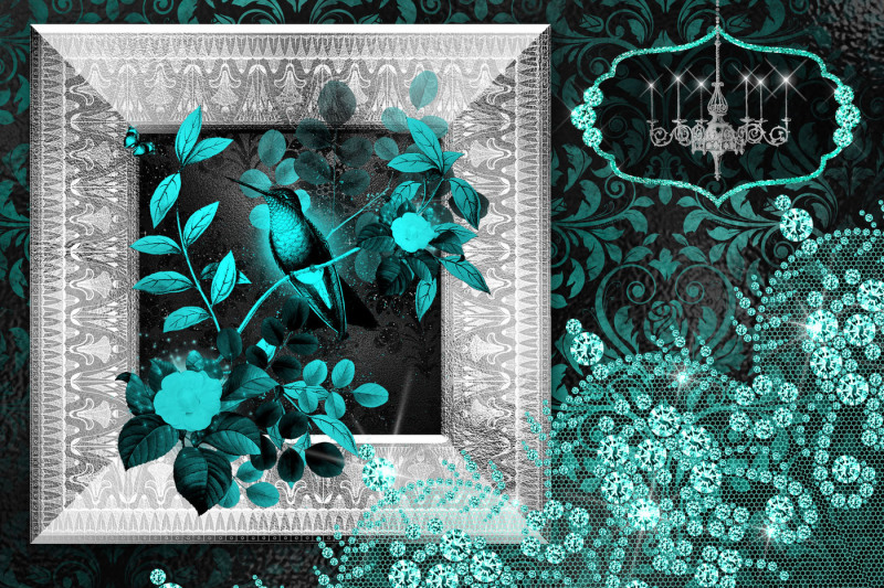 black-and-teal-graphics