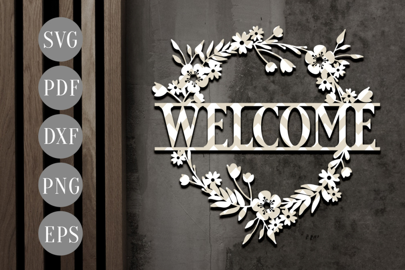 welcome-wreath-svg-papercut-template-house-cutting-file-dxf-pdf