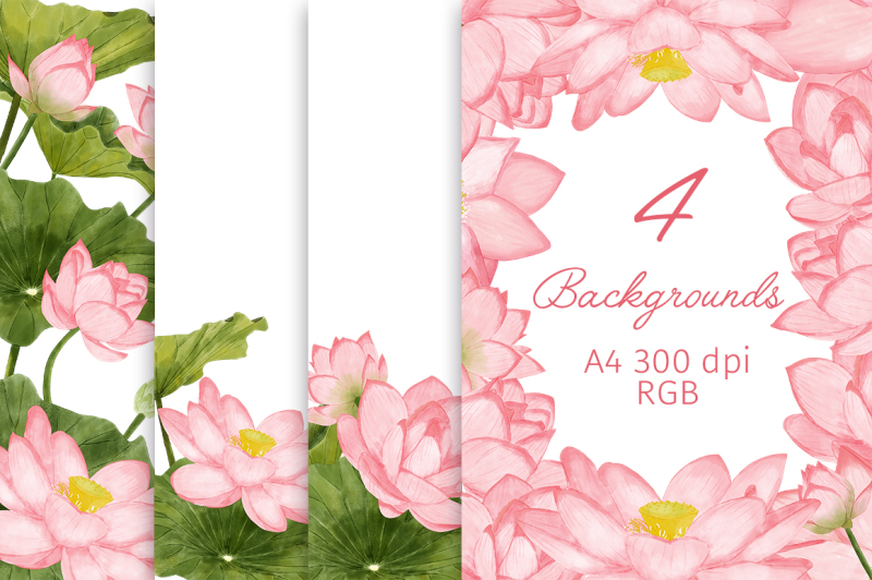 4-lotus-pound-watercolor-backgrounds