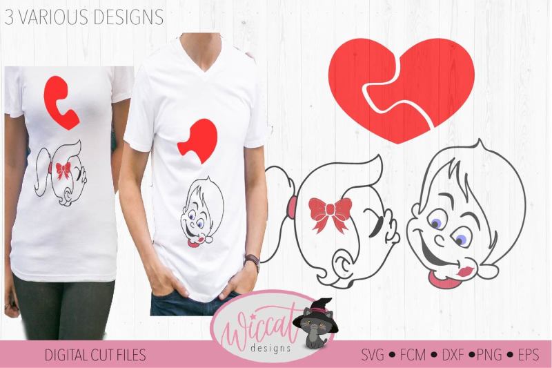 Download Valentine couple shirt svg , kisses svg, Girl svg, By ...