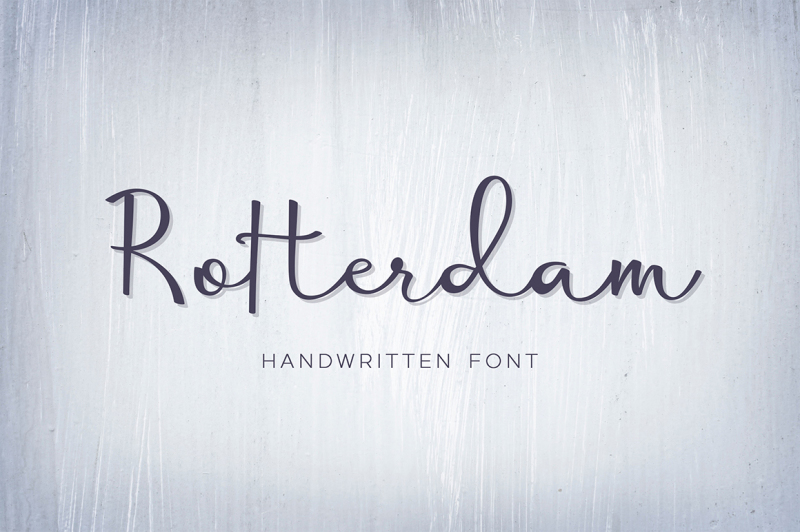 rotterdam-handwritten-font