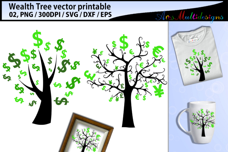 wealth-tree-clipart-wealth-family-tree-silhouette