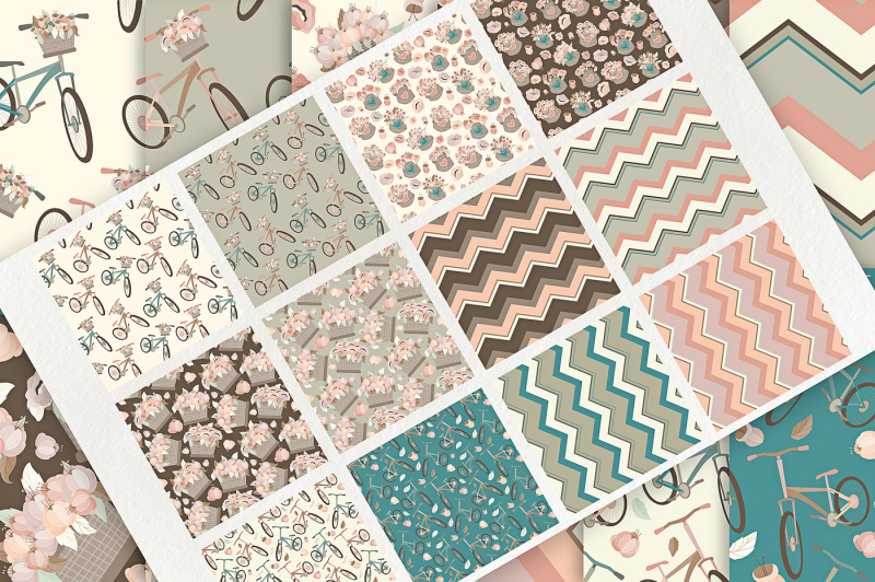 bicycles-07-seamless-patterns-amp-digital-papers