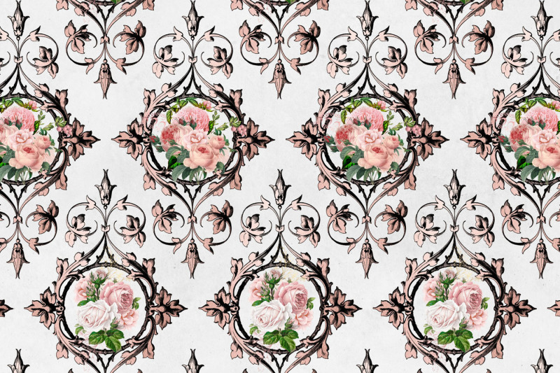 baroque-blush-floral-digital-paper