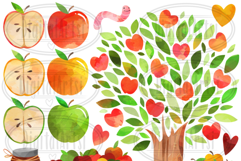 watercolor-apples-clipart