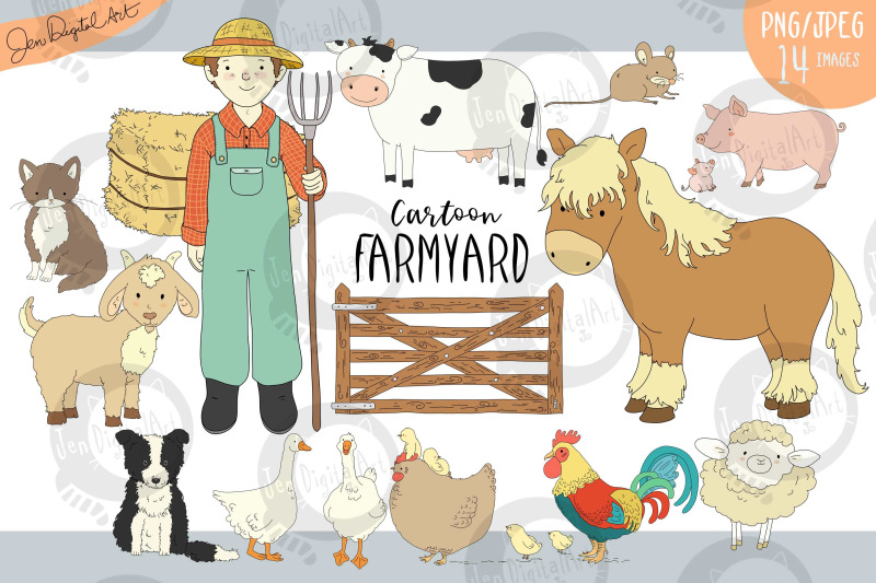 cartoon-farmyard-clip-art-illustrations-15-images-png-jpg