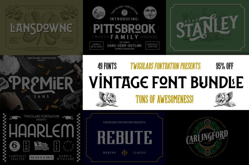 vintage-font-bundle-49-fonts-in-1