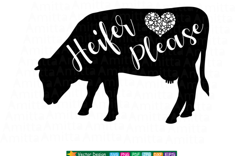 Download Heifer Please SVG By AmittaArt | TheHungryJPEG.com