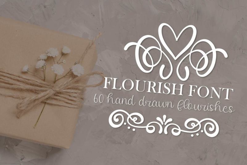 flourish-font-60-hand-drawn-ornaments