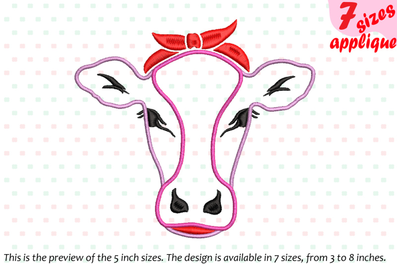 applique-cow-whit-bandana-designs-for-embroidery-farm-milk-heifer-29a