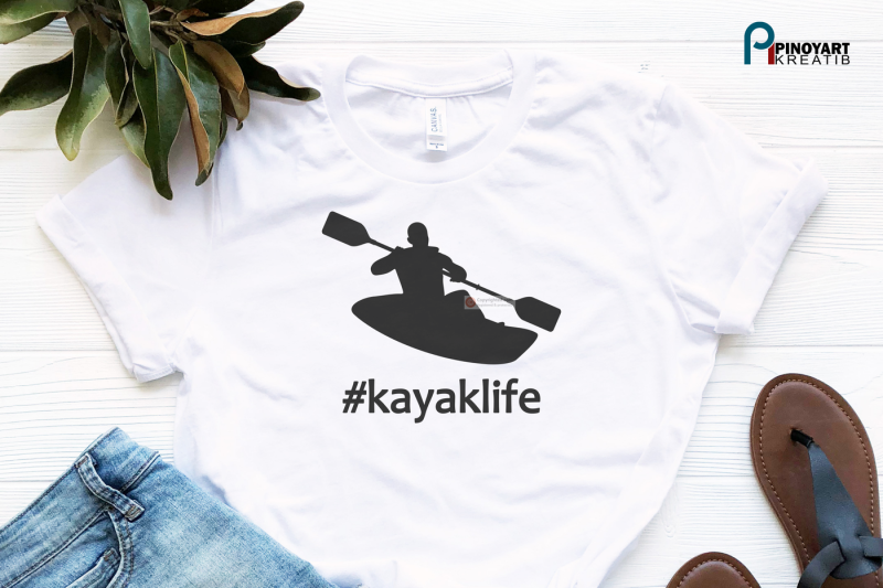 Download Kayak svg, Kayaking svg, Kayak Clip Art, svg files for cricut, svg By Pinoyart | TheHungryJPEG.com