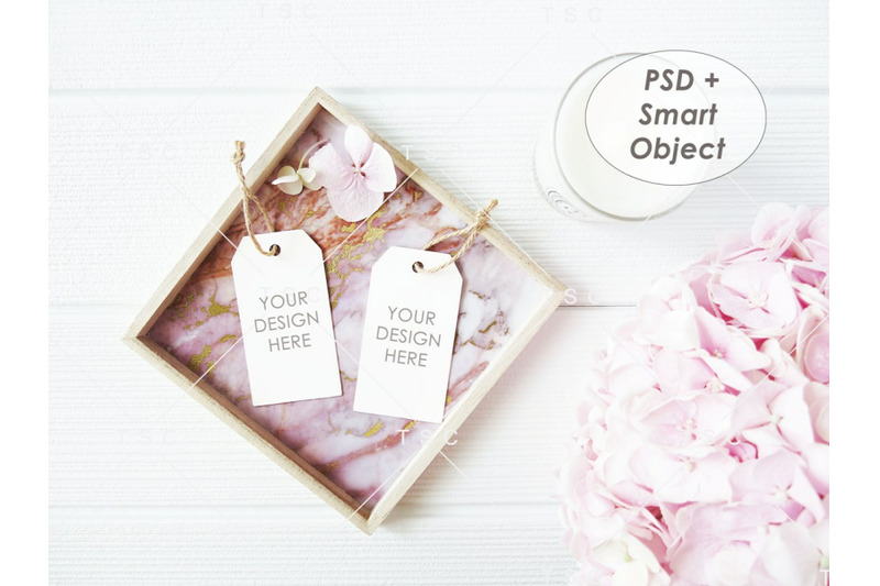 Free Gift Tag / Thank You Tag / Product Tag Mockup (PSD Mockups)