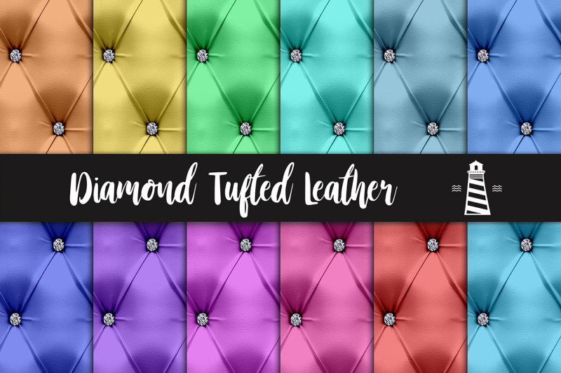 diamond-tufted-leather-textures