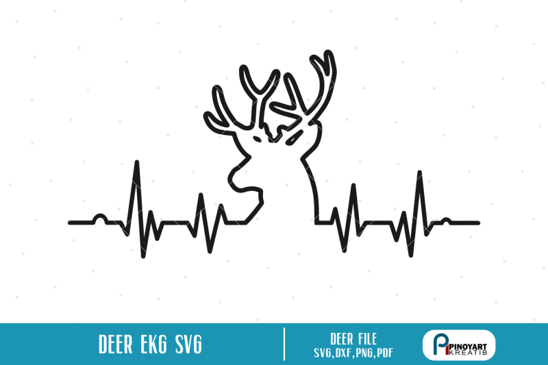 deer-heartbeat-svg-deer-ekg-svg-heartbeat-svg-svg-files-for-cricut