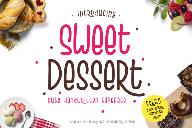 sweet-dessert-typeface