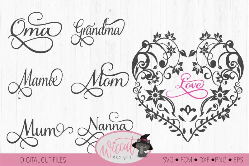 Download Flower heart svg, mothers day, valentine's day By ...
