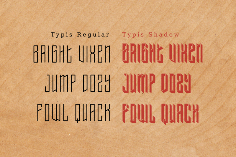typis-layered-font