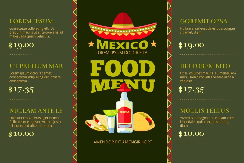 mexican-cuisine-food-restaurant-menu-vector-template