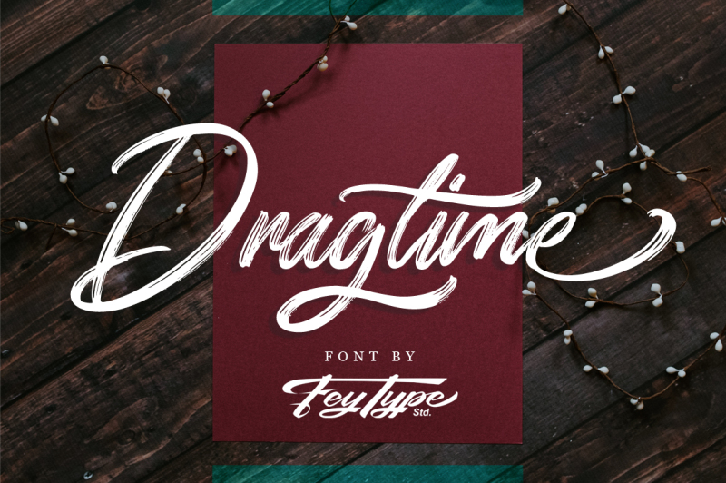 dragtime-handwritting-script-font