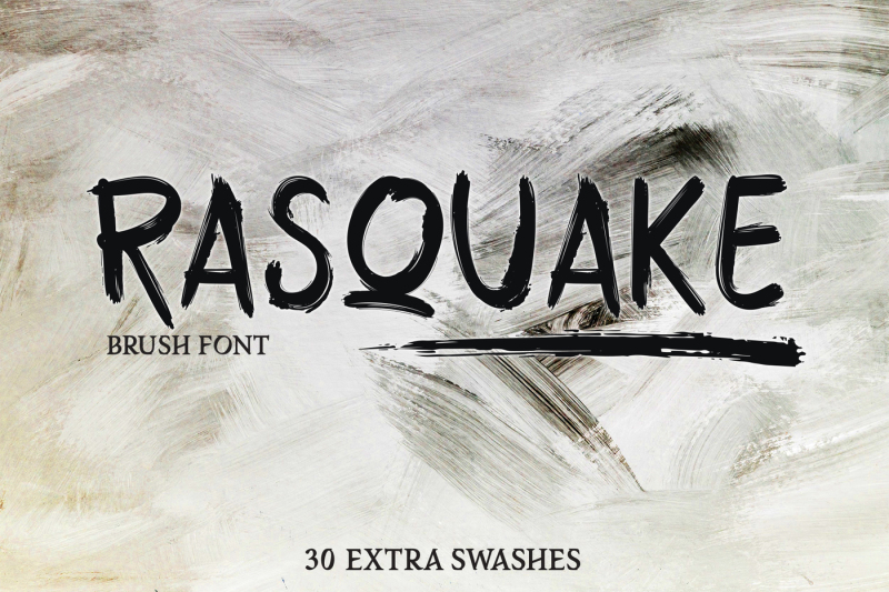 rasquake-brush-font-extra-swashes