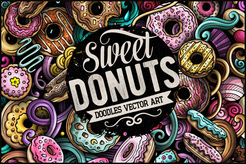 donuts-vector-doodle-illustration