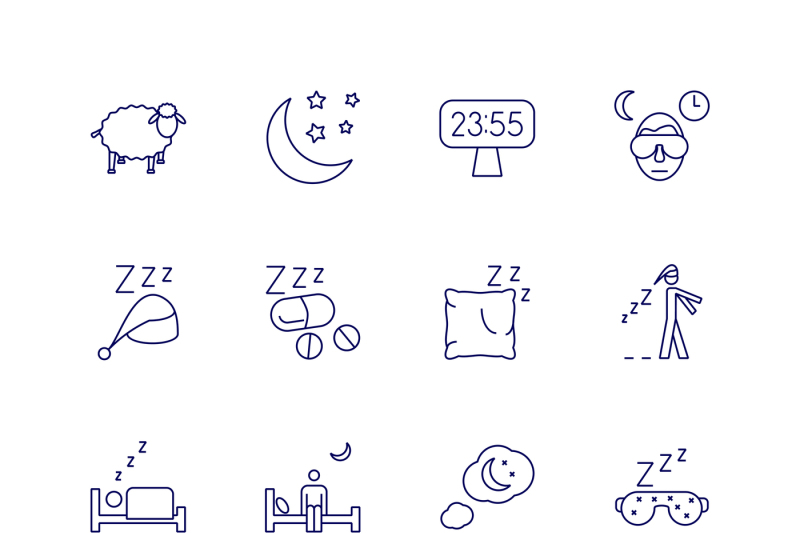 insomnia-problems-icons-and-sleeping-trouble-vector-signs