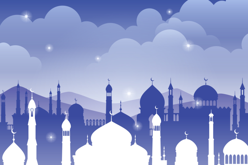 arabic-vector-background-with-mosque-muslim-faith-ramadan-kareem-gree