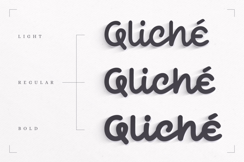 qlich-eacute-typeface