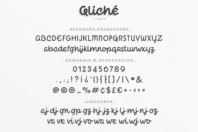 qlich-eacute-typeface