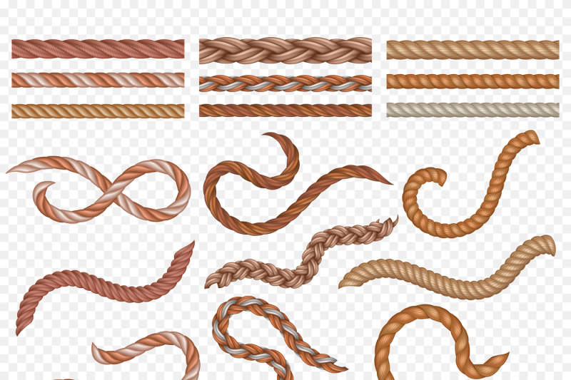 realistic-seamless-rope-and-nautical-cables-vector-set