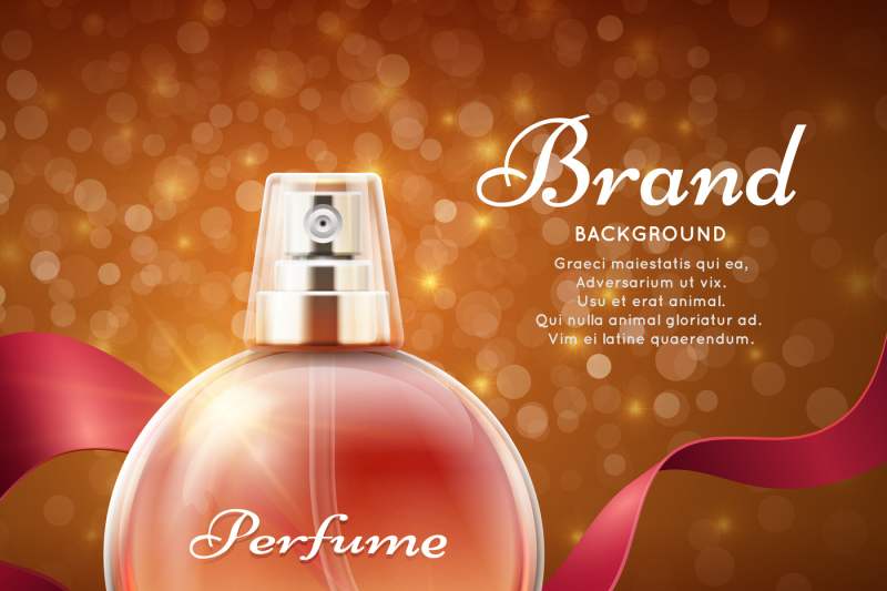 aroma-sweet-perfume-with-red-silk-ribbon-romantic-gift-vector-backgrou