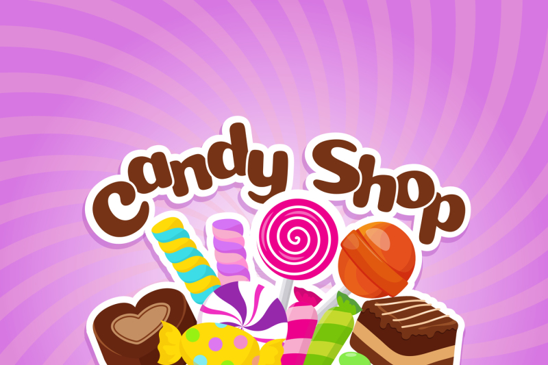 sugar-sweets-vector-background-with-colorful-candies-and-lollipops