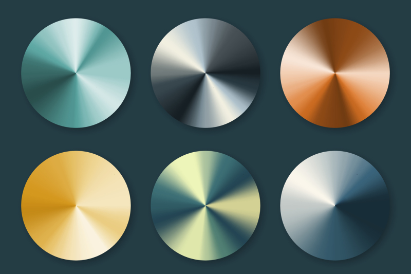 metallic-silver-and-gold-conical-metal-vector-gradients