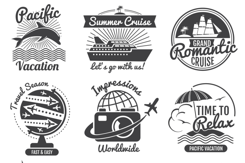 vintage-travel-vector-logo-set