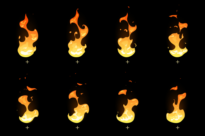 fire-sprite-sheet-cartoon-vector-flame-game-animation
