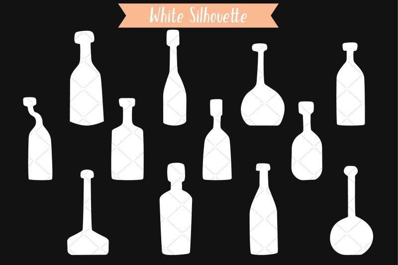 bottles-black-amp-white-hand-drawn-potion-vials-vintage-wine-bottles