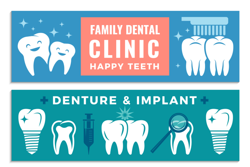 horizontal-banners-for-dental-clinic-with-illustrations-of-teeth