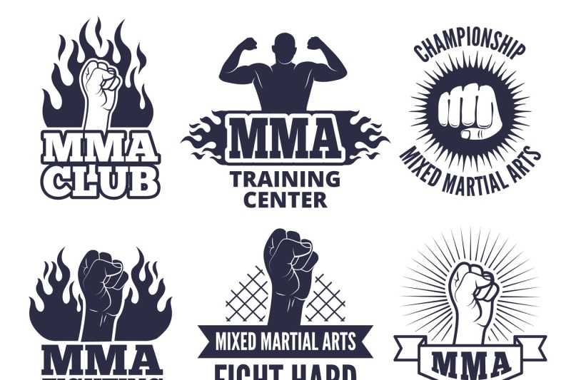 design-template-of-sport-martial-labels-for-mma-fighters