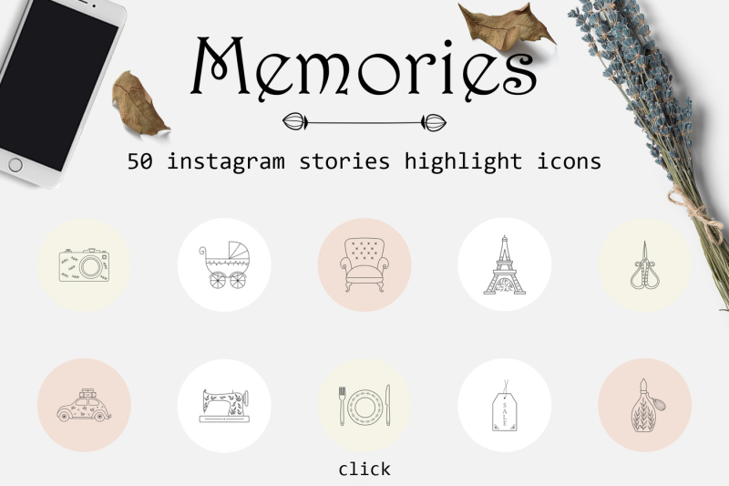 memories-instagram-stories-highlights-icons
