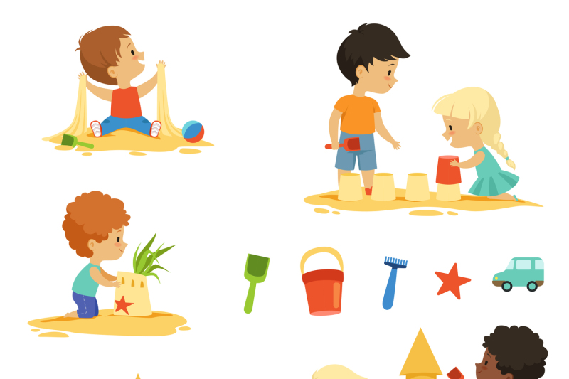 active-kids-playing-in-the-sandbox-happy-characters-isolate