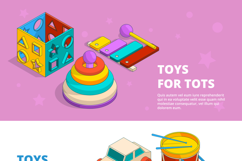 horizontal-banners-with-illustrations-of-children-toys