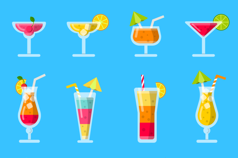 pina-colada-juice-mojito-and-other-various-alcoholic-summer-cocktail