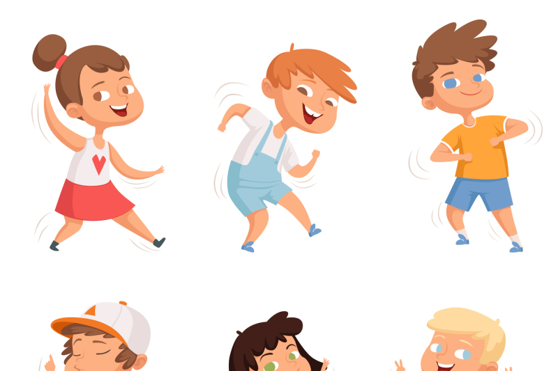 happy-childhood-various-funny-dancing-kids