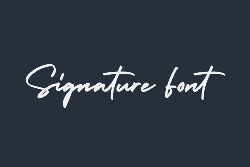 holiday-bold-signature-font
