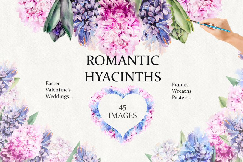 watercolor-romantic-hyacinths