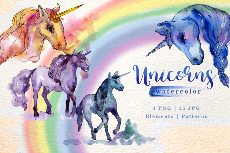 unicorn-watercolor-png
