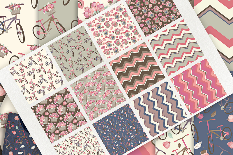 bicycles-08-seamless-patterns-amp-digital-papers