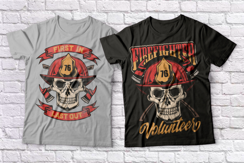 firefighters-t-shirts-set